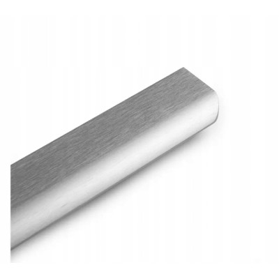 Uchwyt krawędziowy HEXA 256/596mm Inox/stal szczotkowana