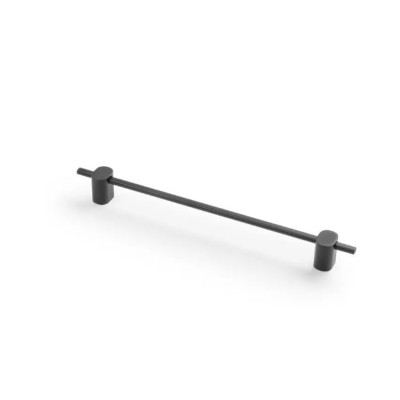 Uchwyt meblowy STRAW, C160 mm, L204 mm, czarny mat