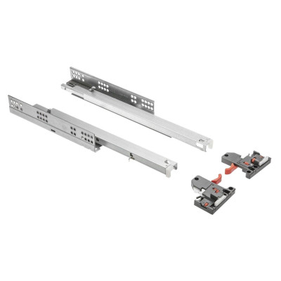 PROWADNICA DOLNEGO MONTAŻU GTV MODERN SLIDE L450 PEŁNY WYSUW 3D PB-3DOSHX18-450-H