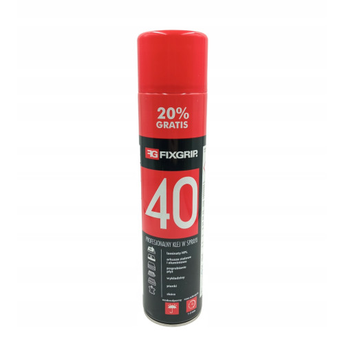 KLEJ KONTAKTOWY FIXGRIP 40 W SPRAYU 600ML