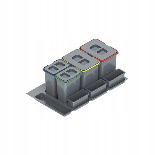 Kosz na śmieci segregator do 90 2x15 2x7L PRAKTIKO WE14.1826.05.049