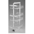 Kosz CARGO MAXI 500 mm, 4 półki, srebrny W-5400-500.P22