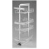 Kosz CARGO MAXI 600 mm, 4 półki, srebrny W-5400-600.P22
