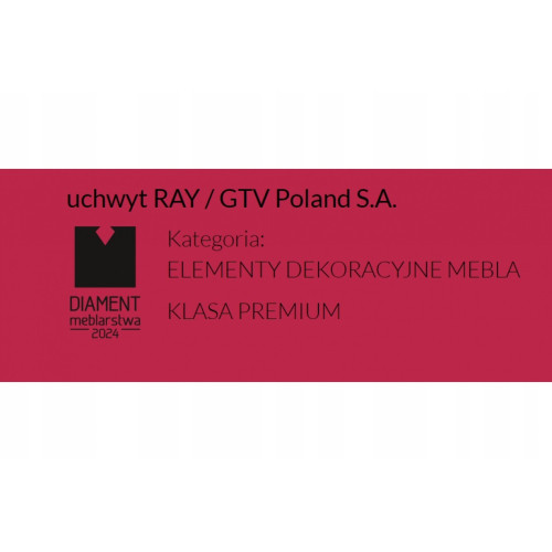 Uchwyt meblowy RAY 320mm złoty szczotkowany GTV