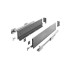 Szuflada Axis Pro GTV 500mm H116 średnia w kolorze antracyt