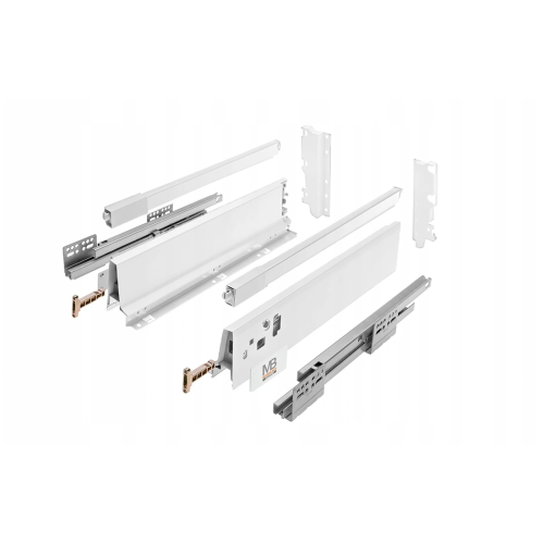 SZUFLADA MODERN BOX 550 WYSOKI 40KG KWADRATOWY BIAŁY PB-KW-KPL550C1