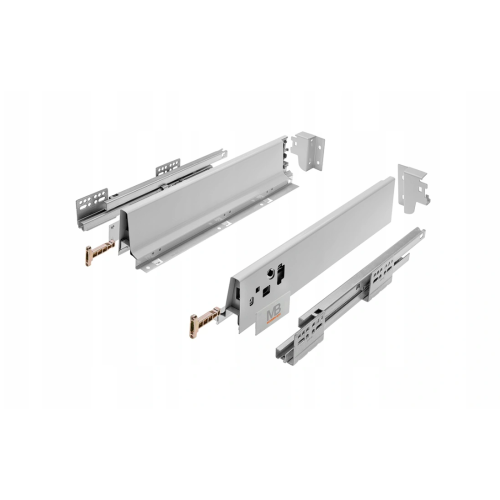SZUFLADA MODERN BOX 500 NISKI 40KG KWADRATOWY SZARY PB-KW-KPL500A