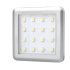 Oprawa LED w kolorze aluminium Led SQUARE 1,5W ZIMNA