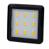 Oprawa LED w kolorze czarnym SQUARE LED 1,5W ZIMNY