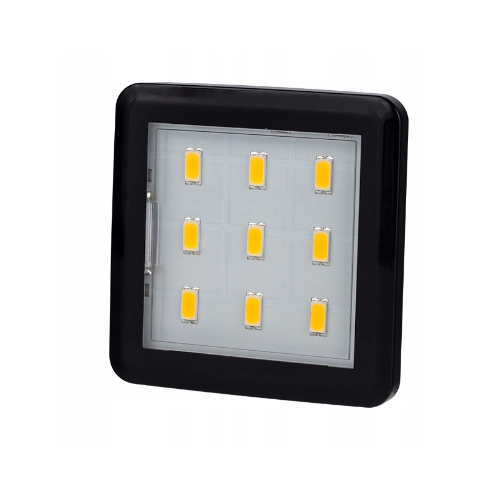 Oprawa LED w kolorze czarnym SQUARE LED 1,5W ZIMNY