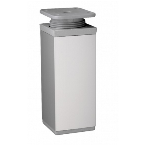 Nóżka ozdobna kwadratowa H100 40x40 w kolorze aluminium