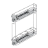 CARGO 15 CM STARAX DOMYK NA PROWADNICACH BLUM L-470 PRAWE S-2413