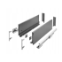 SZUFLADA AXIS PRO PUSH OPEN WYSOKA 450 H199 ANTRACYT