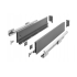 SZUFLADA AXIS PRO PUSH OPEN ŚREDNIA 450 H116 ANTRACYT