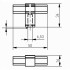 Gałka meblowa GTV IMPERIAL, złoto szczotkowane