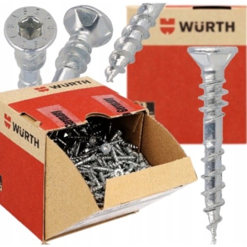 Wkręty 4x30/15 ASSY PLUS WURTH konfirmanty do drewna 500szt.