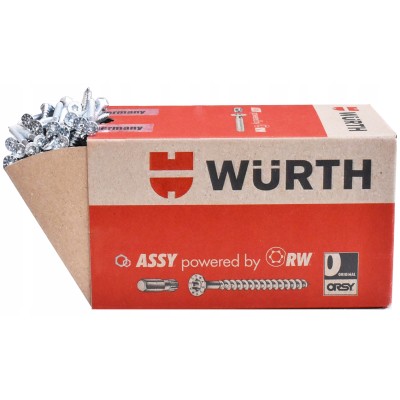 Wkręty 4x50 ASSY PLUS WURTH konfirmanty do drewna 500szt.