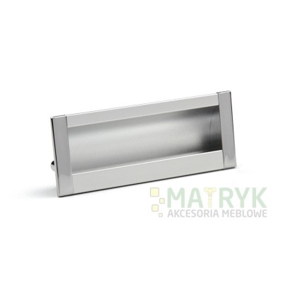 Uchwyt meblowy Concava 96 aluminium/chrom