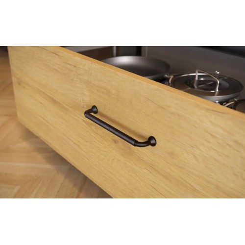 Uchwyt meblowy STRUCTURE GTV 192mm czarny mat