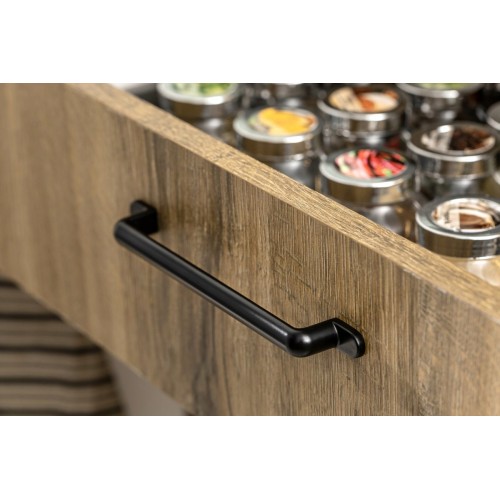 Uchwyt meblowy OTTO GTV 128 mm czarny mat
