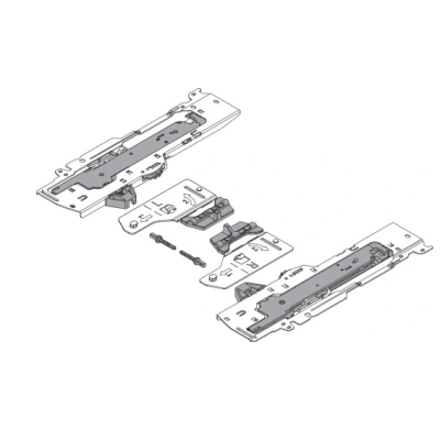 Zestaw Blum Tip-on blumotion do tandembox L-3 350 - 600mm T60B3530