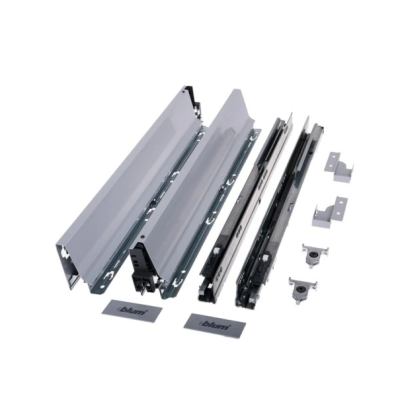 Szuflada BLUM TANDEMBOX Antaro L-600 niska, udźwig 65kg, szara