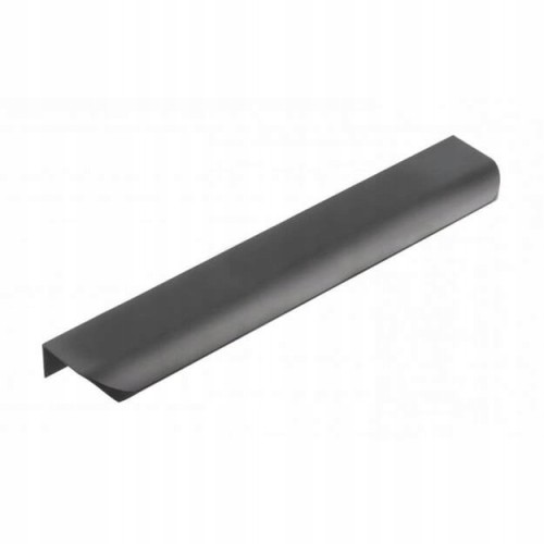 UCHWYT MEBLOWY KRAWĘDZIOWY HEXA 224/496 CZARNY MAT GTV