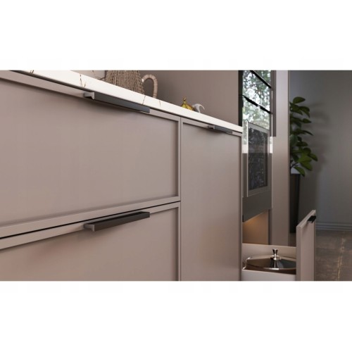 Uchwyt meblowy GTV PILLAR, 320/360 mm, czarny mat